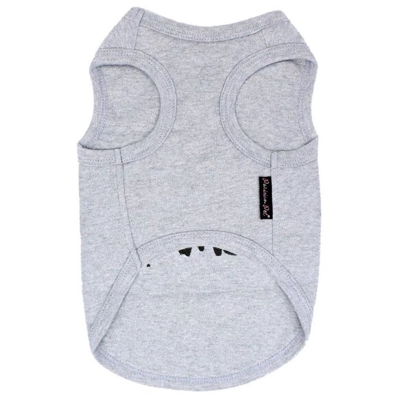 Parisian Pet Size Small I Love Mommy Dog T-shirt 5-8 lbs. 100% Cotton Gray 1102 - Picture 2 of 8